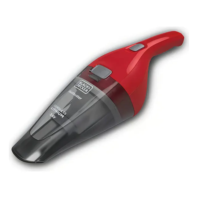Aspiradora De Mano Inalámbrica 3.6v Black+decker Color Rojo