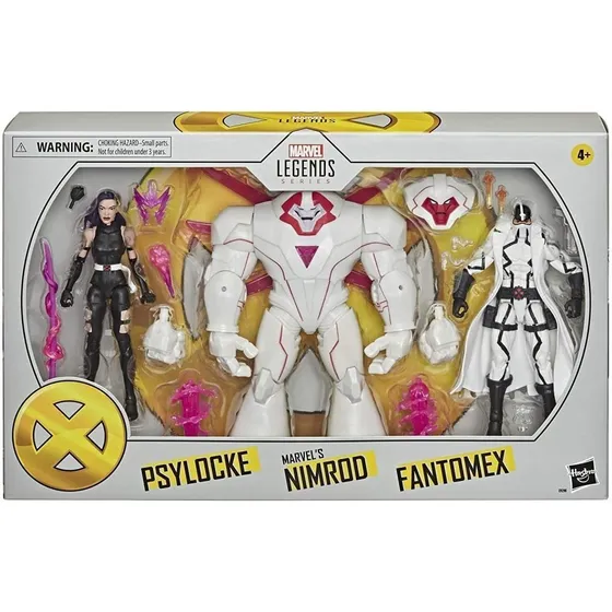 Psylocke Nimrod Fantomex  X-men 97 Marvel Legends Pack X 3 