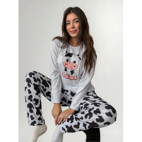 Pijamas Manga Larga Y Pantalon De Personajes, Mujer Y Hombre