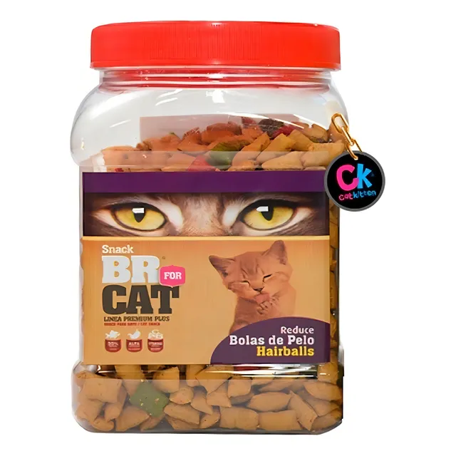 Snack Para Gatos Br Bombonera Bola De Pelo Control 350 Gr