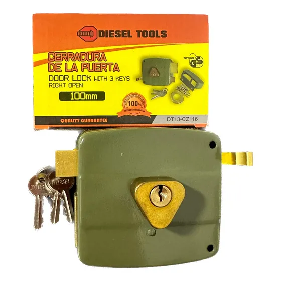 Cerradura De Sobreponer Cilindro Fijo Derecha Diesel Tools