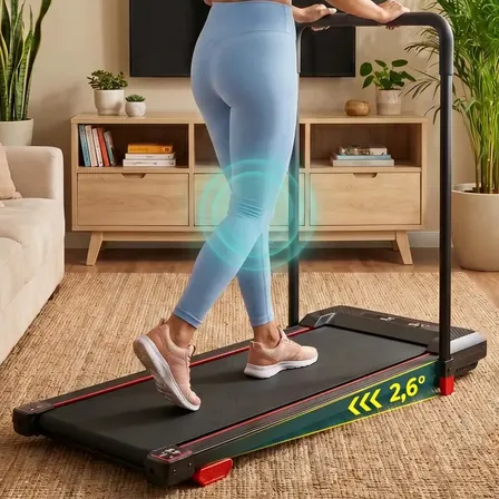 Esteira Ergométrica Elétrica Dobrável com Controle Remoto Treino Cardio Caminhada Casa Academia 150kg