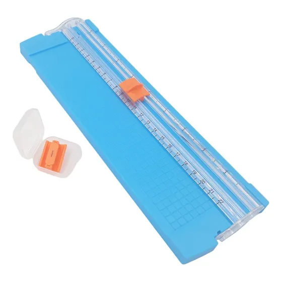 Kit Guillotina Papel Portátil A4 + Cuchilla Extra