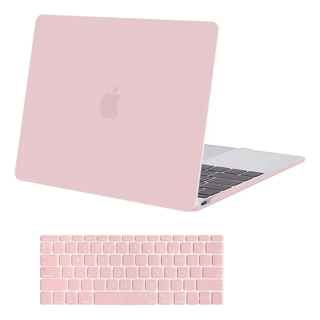 Mosiso Plastic Hard Shell Case With Keyboard Cover For Macbo