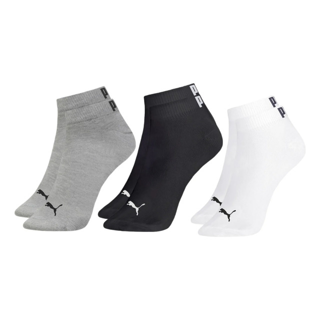 Kit 3x Meia Sapatilha Cano Curto Infantil Juvenil Puma Kit 3x Meia Sapatilha Cano Curto Infantil Juvenil Puma