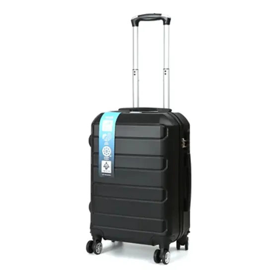 Valija Rigida Carry On 18 Pulgadas Chica Premium Viaje Color Negro AZHC-T1