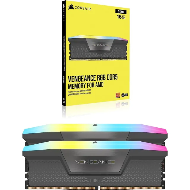 MEMORIA CORSAIR VENGEANCE RGB DDR5 DE 64 GB CMH64GX5M2B5600Z40K