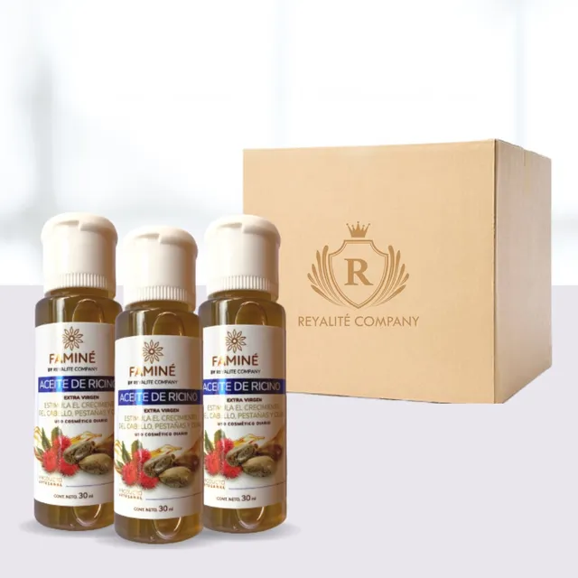 Aceite Ricino Puro Al Mayor - Caja De 12 Unidades 30cc 