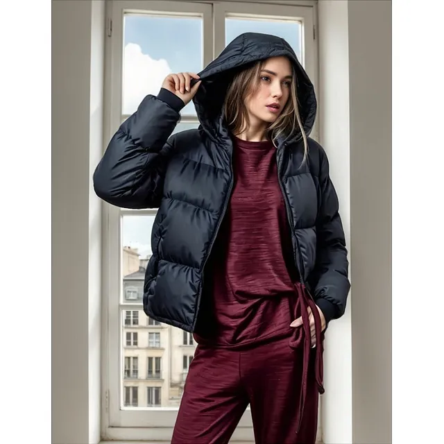 Campera Premium Nordic Corta Impermeable Puffer Abrigo Moda