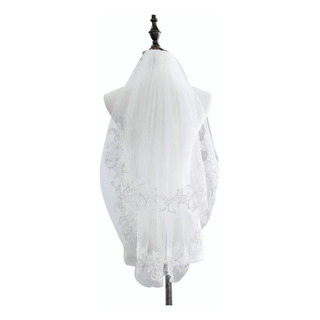 Velo De Novia Catedral De Tul Doble Velo De Novia Catedral De Tul Doble