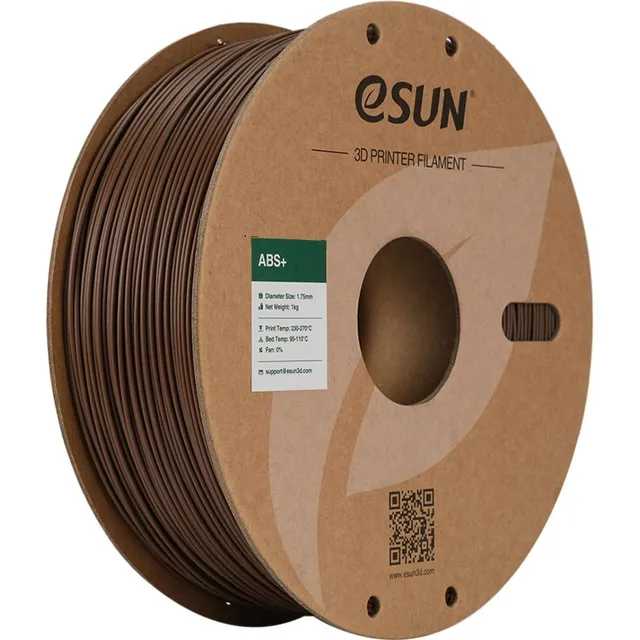 Filamento 3D Esun ABS+ de 1.75mm y 1kg brown