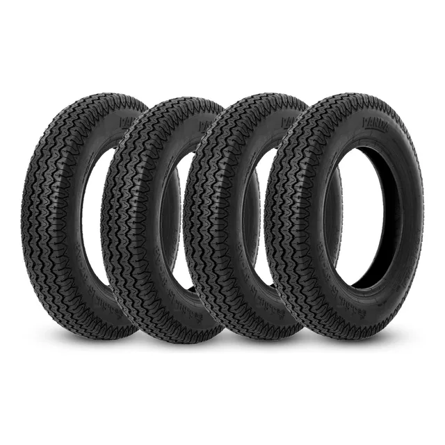 Kit 4 Pneus Aro 15 Maggion 5.60-15 Panda 4 Lonas C/c