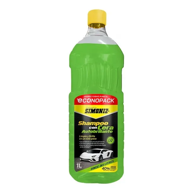Shampoo Para Autos Simoniz 1 Litro Con Cera Autobrillante