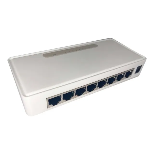 Switch 8 Puertos 10/100/1000mbps Lan Rj45 Suiche Red Gigabit