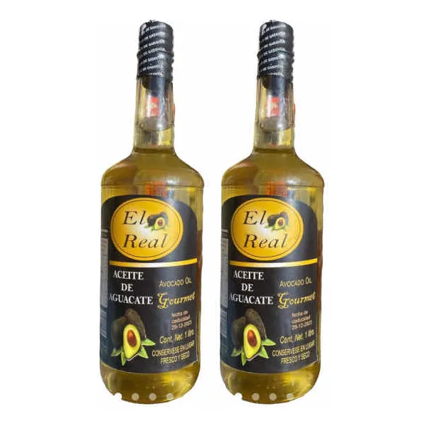 Aceite De Aguacate Ei Real 1 Litro Pack 2 Botellas Pet