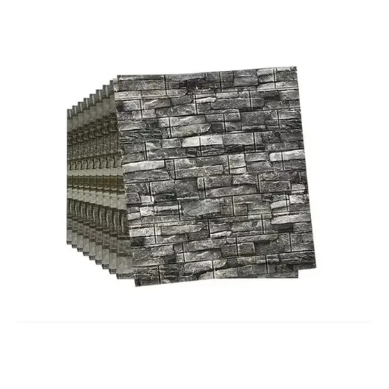Lamina 3d Panel Piedra Robusta Revestimiento Pared 10 Pack