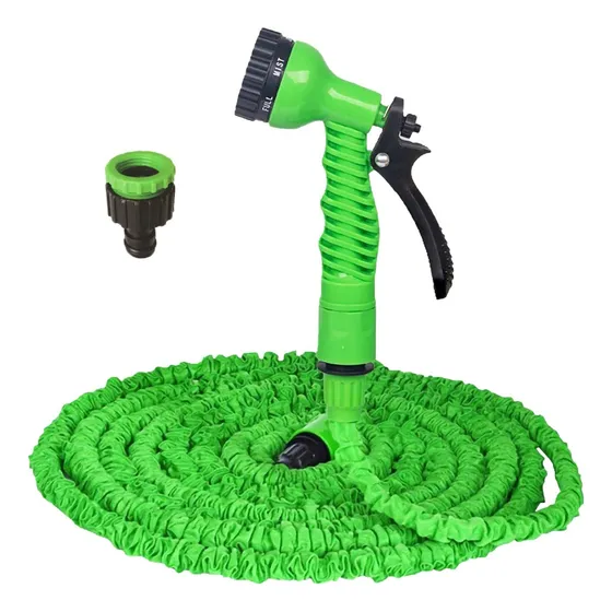 Manguera Extensible Flexible De Jardin Hasta 30m + Pistola
