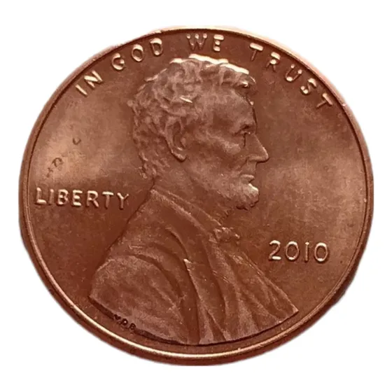 Moneda De Un Centavo De Estados Unidos Año 2010 Sin Circ