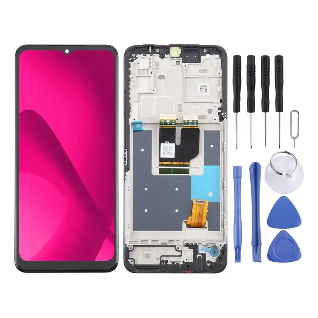 Pantalla Táctil Con Marco Para T-mobile Revvl 7 5g Lcd +, Co