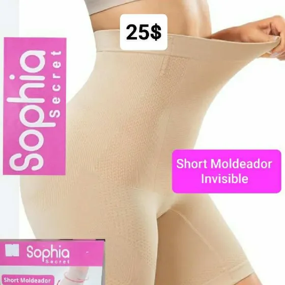 Faja Short Moldeador Invisible Levanta Cola Aplana Abdomen