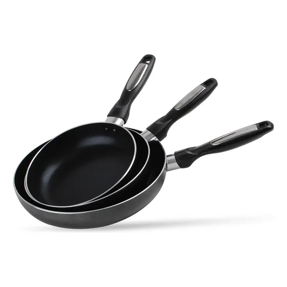 Cuisine Sarten Aluminio 3 Pieza Revestimiento Antiadherente