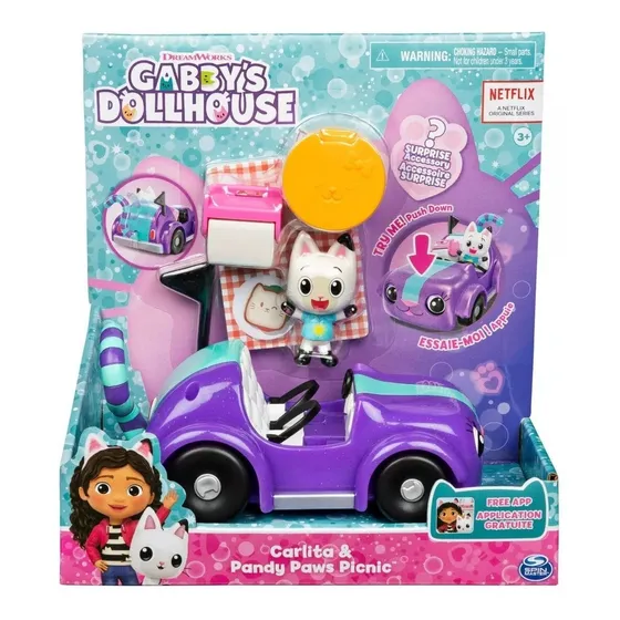 Auto Karlita Y Pandy, De La Casa De Muñecas De Gabby