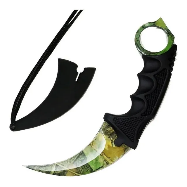 Faca Karambit Cs Go Rainbow Fade Real Fulltang+bainha Afiado