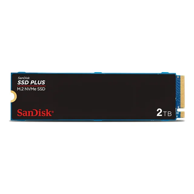 Disco Duro Ssd Interno Sandisk Plus M.2 Nvme 2 Tb Gen 3.0 Negro