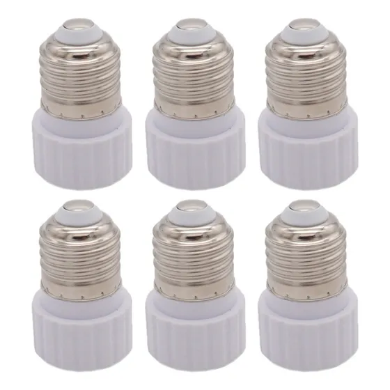 Bombilla Led E27 Gu10, Adaptador Y Conector Convertidor, 6 U
