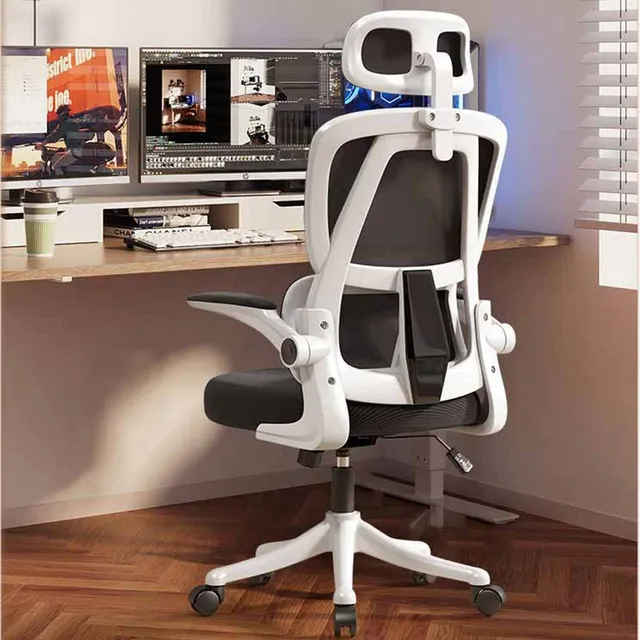 Silla De Juego Ergonómica Con Soporte Lumbar Elástico, Gamer