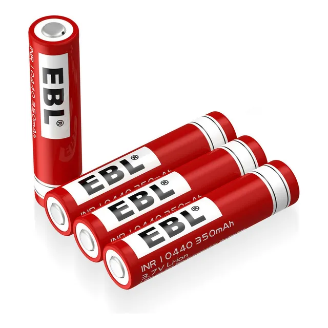 Bateria Recargable 10440 Ebl 3.7v 350mah Litio (tamaño Aaa)