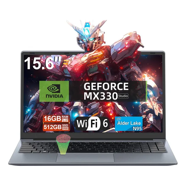 Laptop Intel N95 Nvidia Mx330 16gb Ram 512gb Ssd Portátil