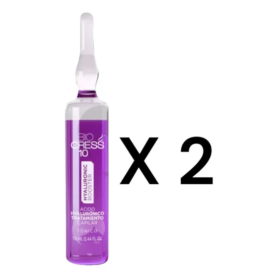 Ampolla Capilar De Ácido Hialurónico Bio Cress 13 Ml 