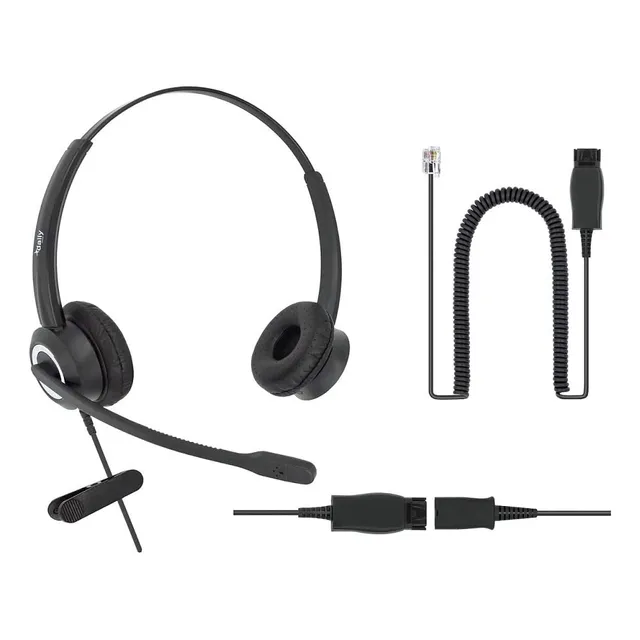 Dailyheadset - Auriculares De Oficina Y Adaptador His Para T