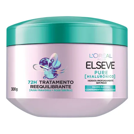 Creme De Tratamento Pure Hialurônico 300g Elseve