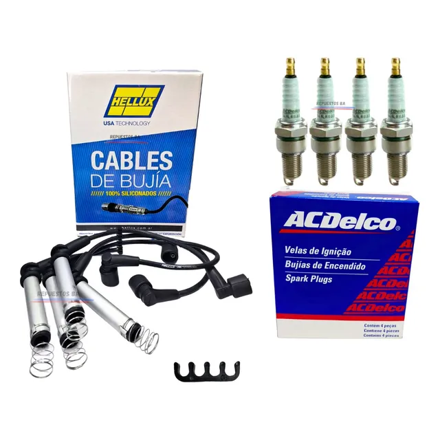 Juego  Cables + Bujias Corsa Classic Agile Fun Celta 1.4 8v