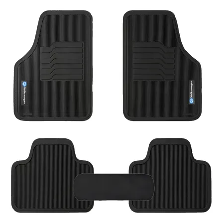 Kit Tapete De Borracha Com Logo Da Vw Gol G2 G3 G4 G5 G6