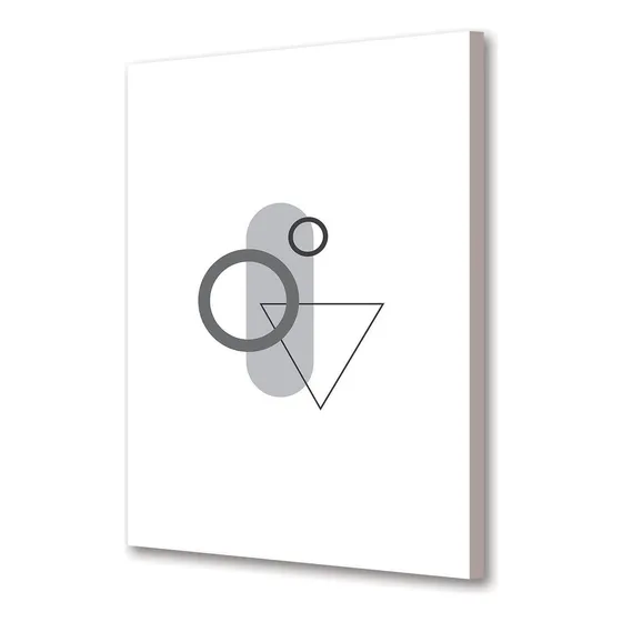 Cuadro Decorativo Minimalista Moderno Figuras Geométricas