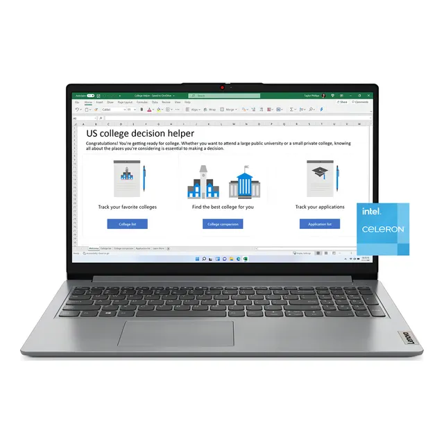 Lenovo Ideapad 1 15ijl7 15.6 Pulgadas Full Hd Computadora Portátil, Intel Celeron N4500 1.1ghz, 4gb De Ram, 128gb Emmc, Windows 11 Home S Mode, Cloud Gray