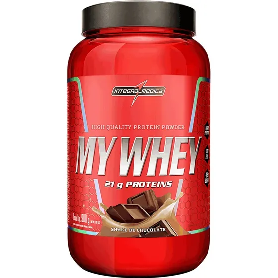 My Whey Shake de Chocolate Pote 900g Integralmédica
