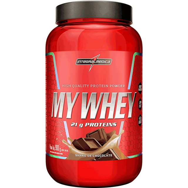 My Whey Shake De Chocolate Pote 900g Integralmédica My Whey Shake De Chocolate Pote 900g Integralmédica