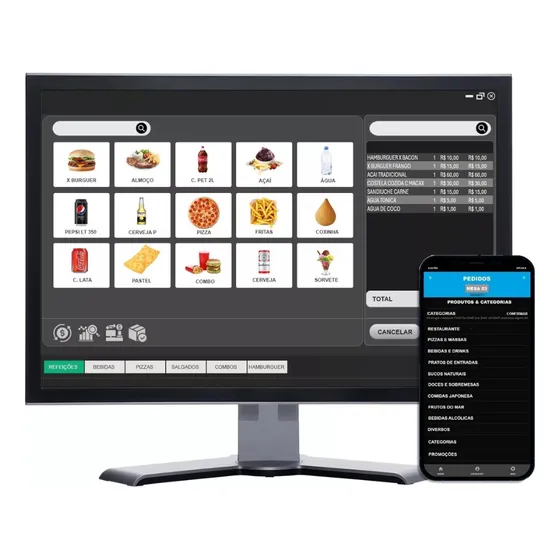 Sistema Pdv Bares, Restaurantes, Eventos, Fichas, App Gestor