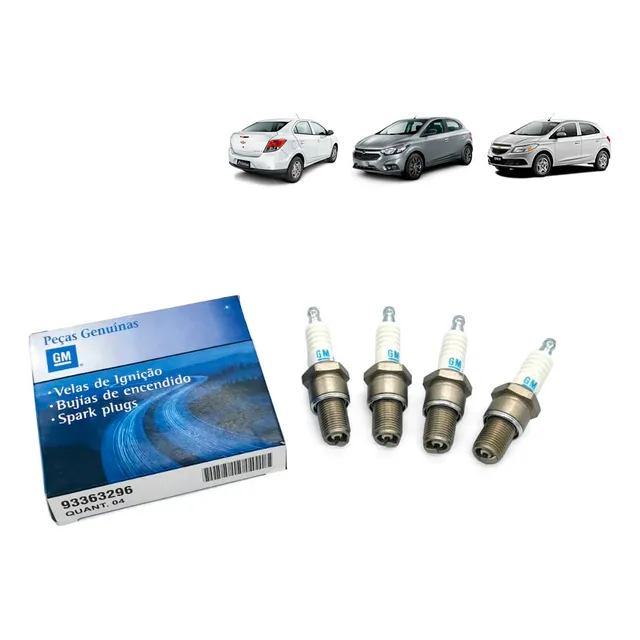 Bujías Chevrolet Onix/prisma Joy 1.0 Kit 4 Unidades
