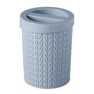 Porta Cotonete Algodão Trama 390 Ml Plasutil Porta Cotonete Algodão Trama 390 Ml Plasutil