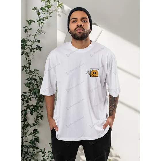 Camisetas De Algodon Oversize Unisex Con Estampado