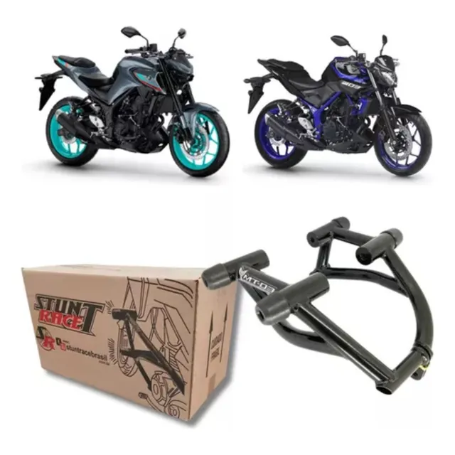 Protetor Motor Carenagem Stunt Race Mt03 Preto