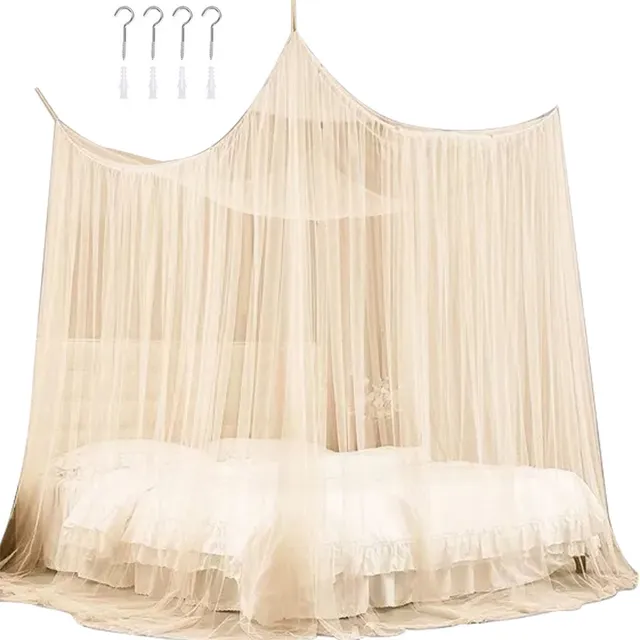 Malla Mosquitera Doble Grande Cortinas De Cama 210*190*240cm