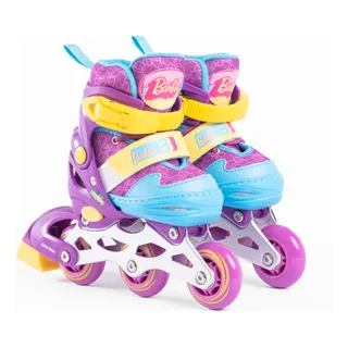 Patines En Linea Chasis De Aluminio Barbie 3 Ruedas T 27-30 Patines En Linea Chasis De Aluminio Barbie 3 Ruedas T 27-30