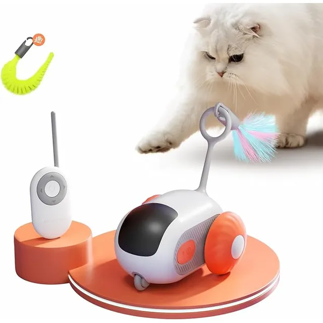 Juguete Para Gatos Recargable Interactivo A Control Remoto