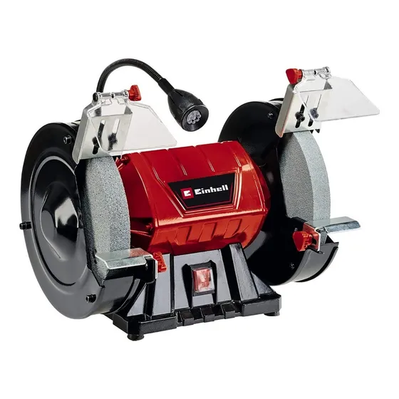 Amoladora De Banco Einhell Luz Led Tc-bg 200 L 400w 2980rpm Color Rojo